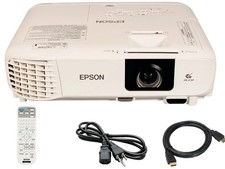 Epson PowerLite 119W H985A WXGA 3LCD Projector 4000 Lumens Dual HDMI REMOTE picture