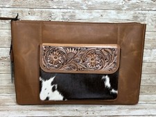 MYRA ~ HAIR ~ ON ~ HIDE ~ LEATHER ~ LAPTOP ~ SLEEVE picture