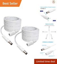 10FT 5.5mm x 2.1mm DC Power Extension Cord for Security Equipment picture