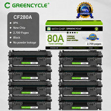 8x CF280A 80A Black Toner Cartridge For HP LaserJet Pro 400 M401dw  M401d M401a picture