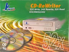 NEW Factory Sealed K Hypermedia 52X CD-ReWriter Internal CD-RW Desktop Computer picture