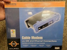 CISCO LINKSYS CABLE MODEM WITH USB AND ETHERNET CONNECTIONS  BEFCMU10 picture