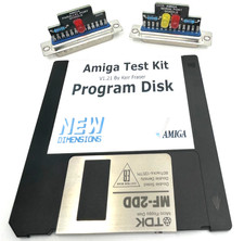 Commodore Amiga Test & Diagnostic Tool Kit - Floppy Disk & Dongles - USA seller picture