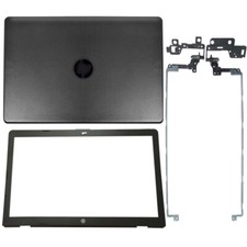 New for HP 17-BS 17-AK AY 17G-BR Black LCD Back Cover+Bezel+Hinges 933298-001  picture