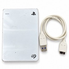 Seagate Game Drive for PlayStation 2TB External HDD USB White Tested Works picture