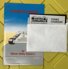 Turbocharger by Silicon Valley Systems 5.25 Floppy & Manual Apple II, IIe DOS picture