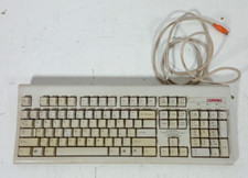 Vintage Compaq Computer Keyboard PS/2 Wired KB-3923 294318 - Tested & Working picture