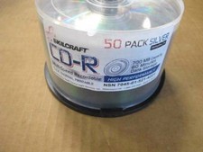 QTY 50 SKILCRAFT MULTI-SPEED CD-R COMPUTER DISC RECORDABLE PRINTABLE MEDIA 700MB picture