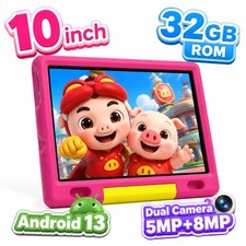10 inch Kids Tablet Android Pad 32GB IPS Touchscreen With Shockproof Google GMS picture