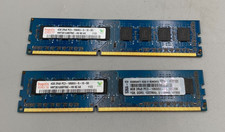 Lot Of 2 SK Hynix RAM Memory 4GB Each (2x4GB = 8GB) PC3 DDR3 10600MHz Blue Big B picture