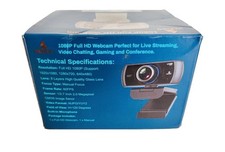 NexiGo N980P 1080p Webcam 60fps Manual Focus Built-In Mic USB 2.0 Black picture