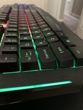 Bugha Exclusive Backlit RGB LED Gaming Keyboard with Function Keys for Pc No F5 picture