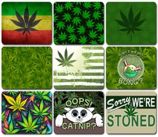 WEED CANNABIS Marijuana ~ Mouse Pad / PC Mousepad ~ Cool Gift ~ Mary Jane 420  picture