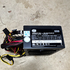 Cooler Master 550W ATX Power Supply RS-550-PCAR-E3 PFC SATA 6-Pin Fan Black picture