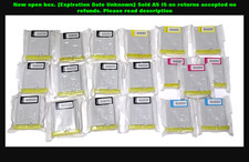 Lot 19 Brother Ink Cartridges 12 LC51BK, 3 LC51Y, 3 LC51M, 2 LC51C Read Descrip- picture