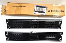 Lot of 2 Ortronics OR-808004920 Mod 6 Telco Rack-Mount Voice Patch Panel 19” picture