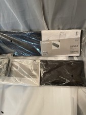 Set Of 2 NEW IKEA Signum Black Desk Clamp Cable Management Pouch 501.383.02 picture