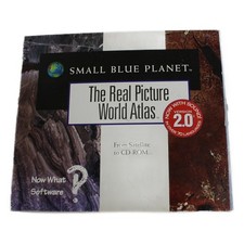 Small Blue Planet The Real Picture World Atlas v2.0 CD-ROM PC Mac Education picture
