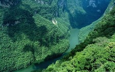Landscape river nature Custom Gaming Mat Desk picture