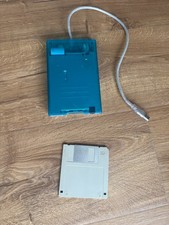 Teac FD-05PU External USB Floppy Disk Drive Blue Translucent Tested Works picture