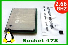 OVERCLOCKABLE Pentium 4 Socket 478 2.66 GHZ CPU.  All Socket 478✔️ 2.66/512/533 picture