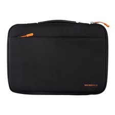 14in Laptop Sleeve Case with Handle Water Resistant Front Pocket Black picture