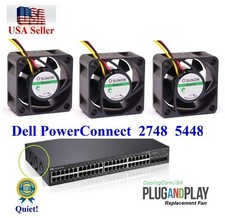 3-Pack New Replacement Fans for Dell PowerConnect 2748, 5448 picture