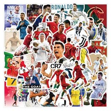 50PCS Football Player Cristiano Ronaldo Stickers,Vinyl 2-3 inches, Rona50 picture
