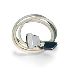 6ft SCSI-IV VHDCI68 Male 0.8mm TS to SCSI-II HPDB50 Amphenol - Beige picture