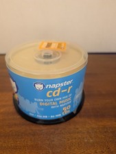 RARE Vintage 2004 Napster CD-R 49 Discs Spindle 700MB Blank CDs Open Missing 1 picture