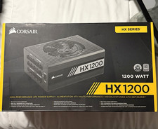 Corsair HX1200 1200W ATX Modular PSU Black 1 Fan PCIe/SATA 100-240V picture