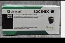Lexmark 80C1HK0 CX410 CX510 Black High Yield Toner Cartridge 80C1HK picture