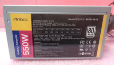Genuine Antec 550W 80 Plus Modular Power Supply BP550 Plus and Cables picture