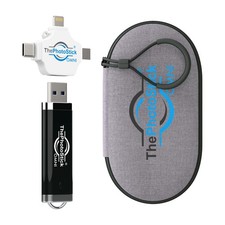 ThePhotoStick® Omni 128GB + Protective Case | Secure Photo & Video Backup picture
