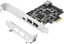 PCIE-TSB43AB23 4-Ports PCIE 1394A Firewire 400 Card for Windows OS and MAC OS picture