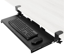 Black Clamp-on Keyboard Tray 27 x 11 in MOUNT-KB05E picture