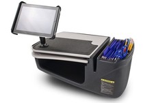 Car Desk Workstation Grey 400W Power Inverter Tablet Mount AutoExec GripMaster picture