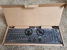 HP L96909-001 Smart Wired 320K Slim Keyboard Black 108 Keys USB-A HSA-C001K 33-1 picture