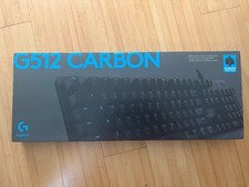 Logitech G512 Carbon Mechanical Wired USB RGB Keyboard GX Brown Black QWERTY picture