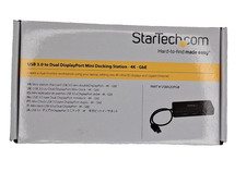 StarTech.com USB 3.0 Dual  DisplayPort Mini Docking Station 4K GbE picture