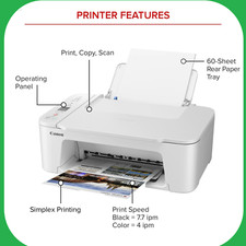 New Canon TS3722/3720 Wireless All In One Printer-USB Photo-Home Business picture