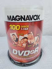 Magnavox DVD+R 100 Pack | 1-16x | 4.7 GB | 120 Min | Sealed picture