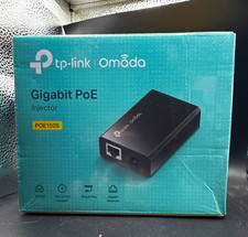 TP-LINK Omada POE150S Gigabit 802.3af PoE Injector Plug & Play, Black picture