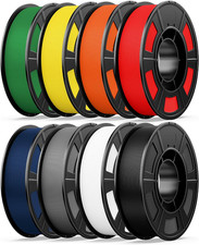 8 Color Bundle Hyper PLA+ 3D Printer Filament, Multicolor PLA+ Filament 1.75Mm, picture