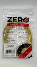 CAT 6 | UTP | 7 Feet | Yellow | 28AWG | Booted | Slim | Zero Pro Series picture