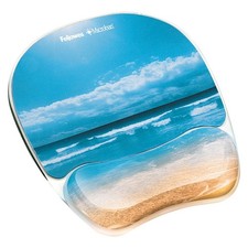 Photo Gel Mouse Pad with Wrist Rest Sandy Beach Microban 9179301 picture