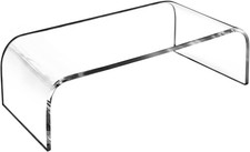 Acrylic Laptop Monitor Stand & Computer Riser with Cat Keyboard Protector, Sp picture
