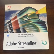 Adobe Streamline 4.0 ©1997 Windows 95 NT Software CD-ROM PC *B2G2* picture