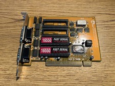 SIIG JJ-P04212 High Speed Dual Port Serial PCI Adapter J6M041200129 IO1866 picture