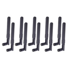 10-Pack Dual Band 2.4GHz 5.8GHz RP-SMA Antenna 8dBi WiFi Antenna for IP Camera picture